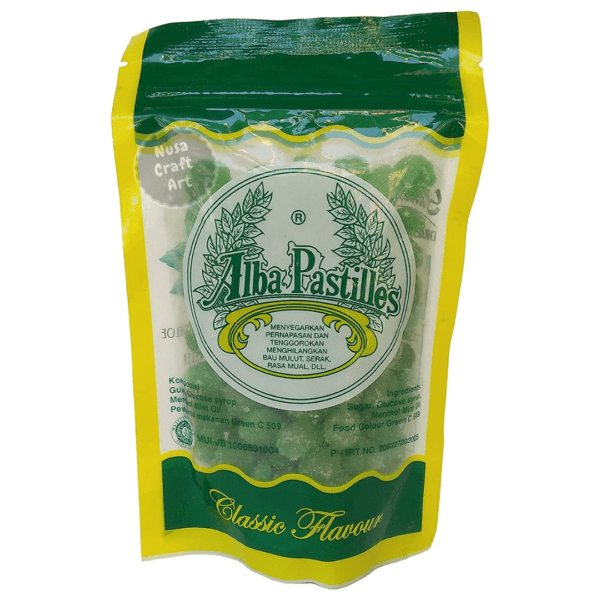 Alba Pastilles Mint Menthol Candy Classic Vintage Flavour 100gr