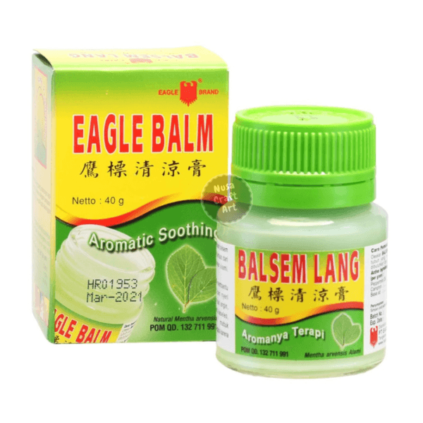 Cap Lang Eucalyptus Balm Muscular Pain Neck Joint Sprain Relief Repeated Heat - Image 3
