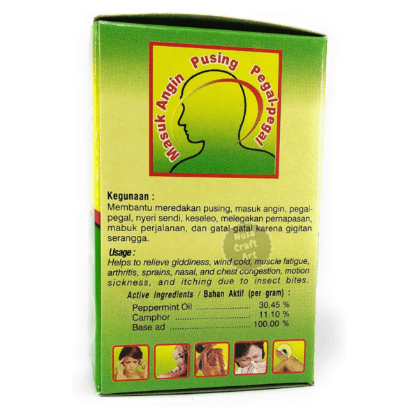 Cap Lang Eucalyptus Balm Muscular Pain Neck Joint Sprain Relief Repeated Heat - Image 4