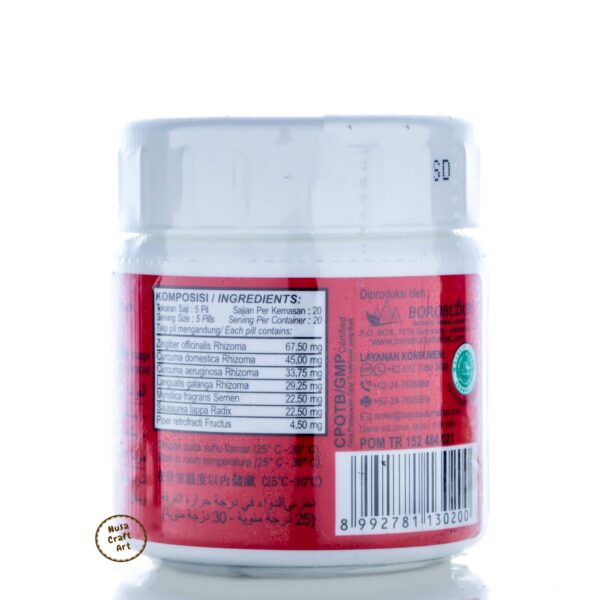 Jamu Sendi Borobudur Natural Ingredients Herbal For Stiffness, Gout & Joint Pain - Image 2