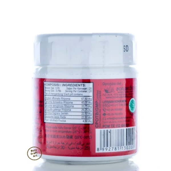 Jamu Sendi Borobudur Natural Ingredients Herbal For Stiffness, Gout & Joint Pain - Image 2