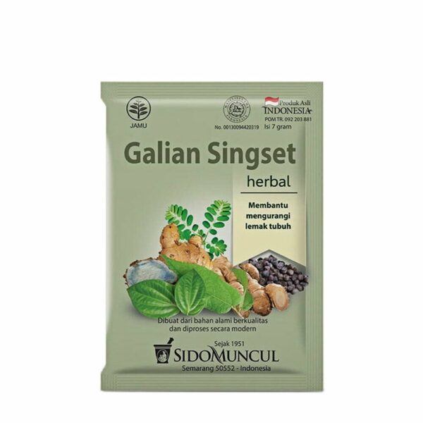 SIDOMUNCUL Jamu Galian Singset Herbal Weight Loss Body Fat 10's - Image 2