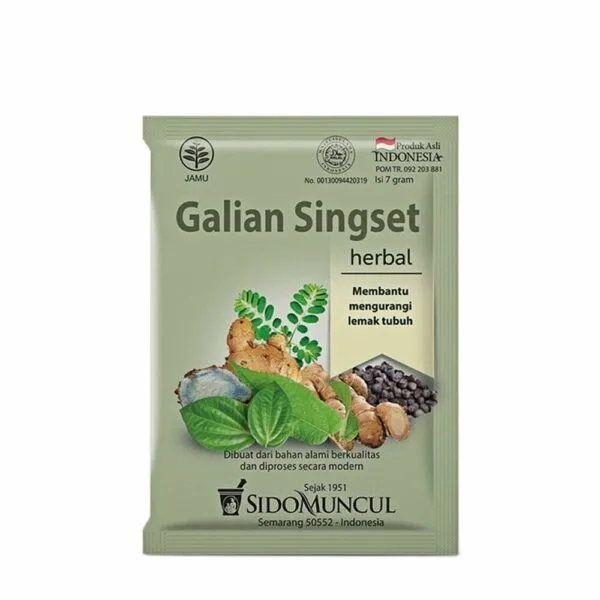SIDOMUNCUL Jamu Galian Singset Herbal Weight Loss Body Fat 10's - Image 2