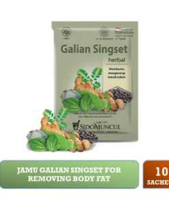 SIDOMUNCUL Jamu Galian Singset Herbal Weight Loss Body Fat 10's